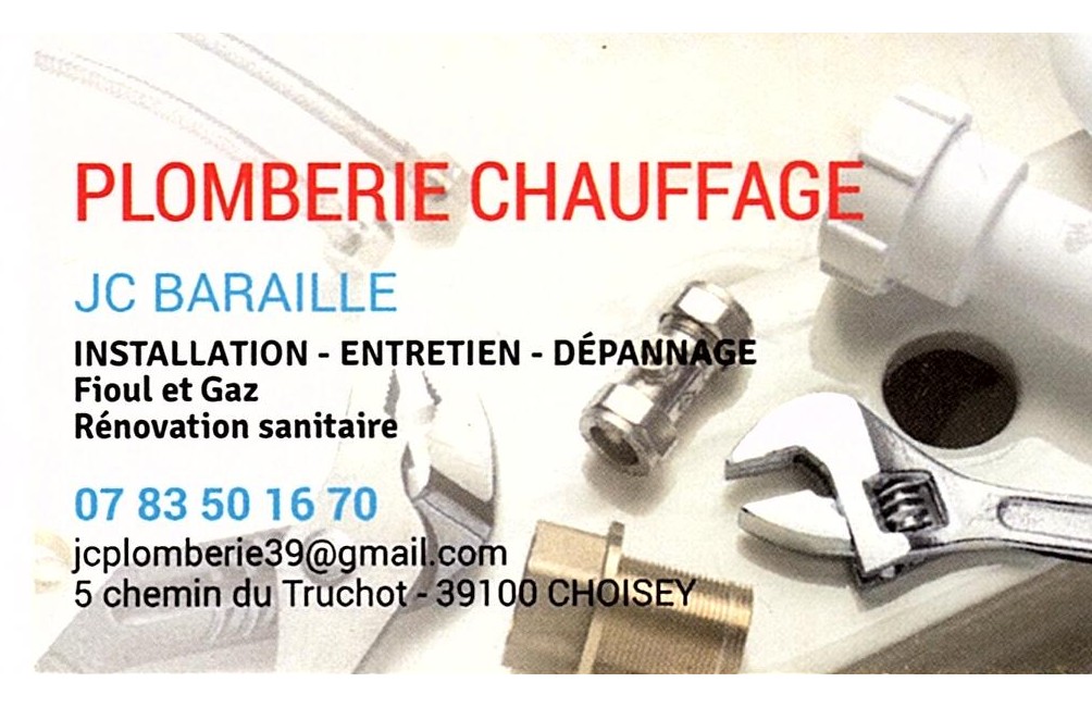 Logo de JC BARAILLE Dole - Choisey plombier-chauffagiste